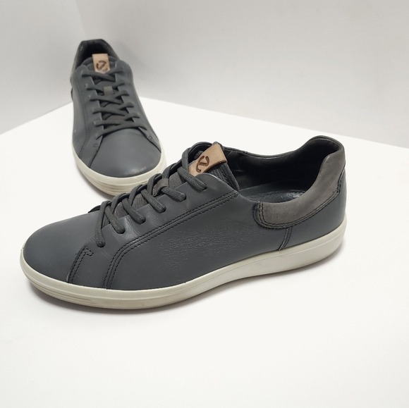 ECCO Soft 7 Mens Sneakers Shoes Size 45 Us 11 - 11.5 Grey - Picture 1 of 9
